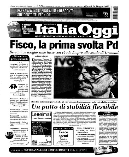 Italia oggi : quotidiano di economia finanza e politica